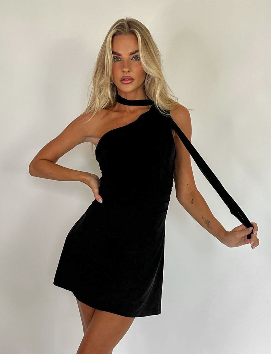 Resort Wear Tiger Mist | Allira Dress - Black