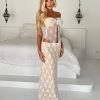 Formal Outfits Tiger Mist | Karolina Skirt - White : White Lace