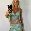 Tops Tiger Mist | Theo Top - Green : Floral