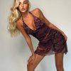 Festival Tiger Mist | Frieda Dress - Red : Burgundy Romantic