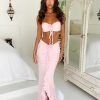 Resort Wear Tiger Mist | Heaven Maxi Skirt - Pink