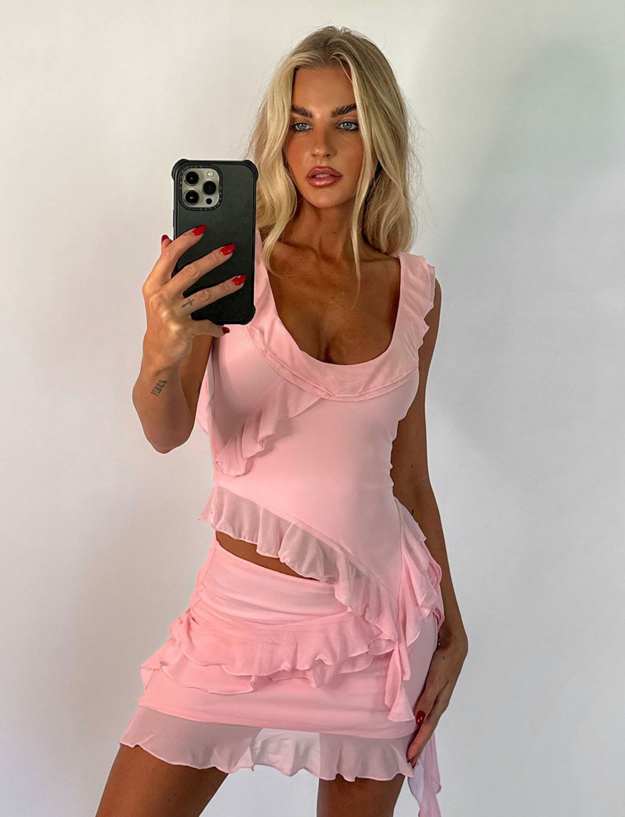 Tops Tiger Mist | Stormi Top - Pink : Baby Pink