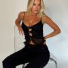 Resort Wear Tiger Mist | Lafayette Top - Black