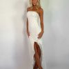 Formal Outfits Tiger Mist | Theo Lace Maxi Dress - White