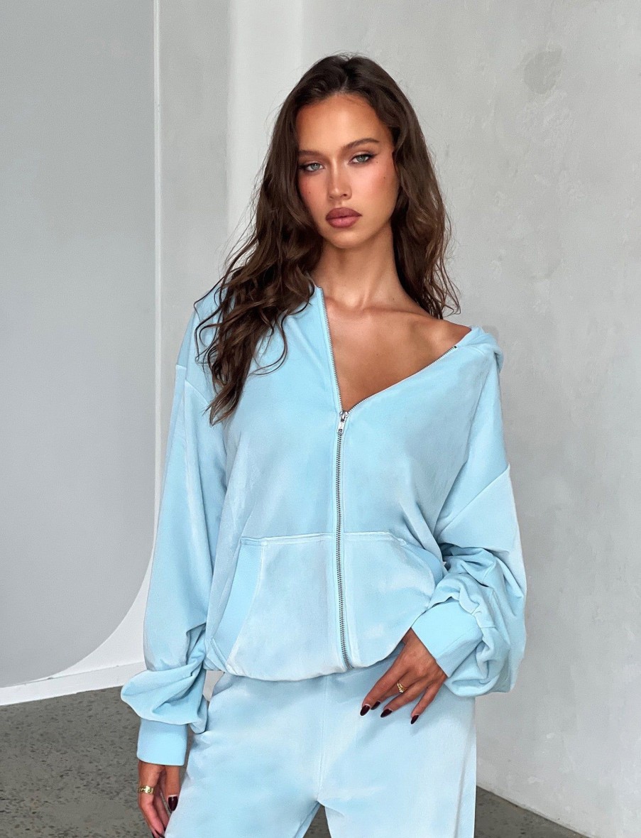 Sets Tiger Mist | Ericka Hoodie - Blue : Baby Blue