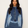 Denim Tiger Mist | Brita Jacket - Blue : Mid Wash