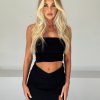 Tops Tiger Mist | Harriett Tube Top - Black