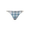 Swim Tiger Mist | Lucia Bikini Bottom - Blue : Tartan