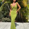 Formal Outfits Tiger Mist | Morana Dress - Green : Pastel Green