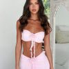 Resort Wear Tiger Mist | Heaven Top - Pink