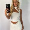 Basics Tiger Mist | Daphnie Skort - White