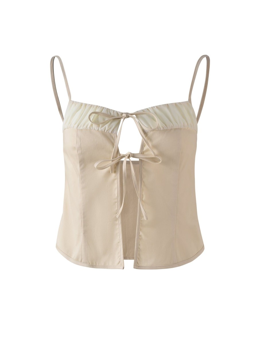 Tops Tiger Mist | Alisa Top - White : Cream