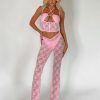 Resort Wear Tiger Mist | Tobias Pant - Pink : Pastel Pink : Pale Pink