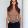 Basics Tiger Mist | Harriett Tube Top - Tan