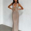 Dresses Tiger Mist | Akashia Dress - Beige : Beige Shimmer