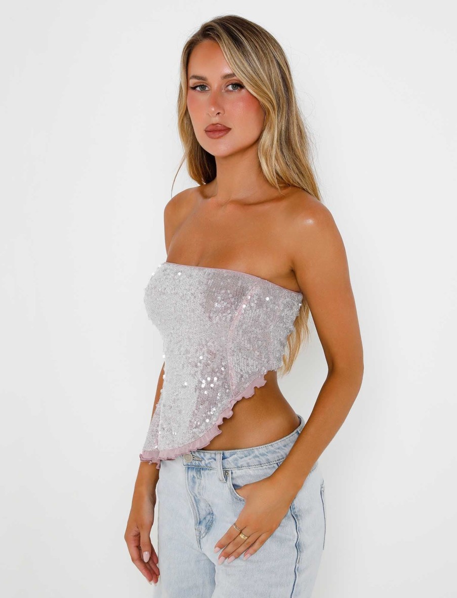 Festival Tiger Mist | Opaline Top - Pink : Blush : Blush Sparkle